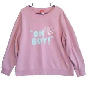 Disney Amazon‎ Essentials Mickey Mouse Oh Boy! Sweatshirt XXL